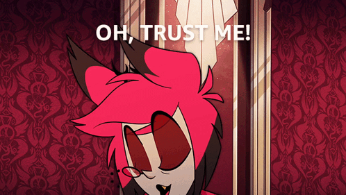 Oh Trust Me Alastor GIF - Oh trust me Alastor Hazbin hotel - Discover &  Share GIFs