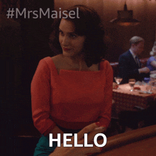 Hello Miriam Maisel GIF - Hello Miriam Maisel Rachel Brosnahan GIFs