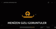 a black background with a yellow porn hub logo