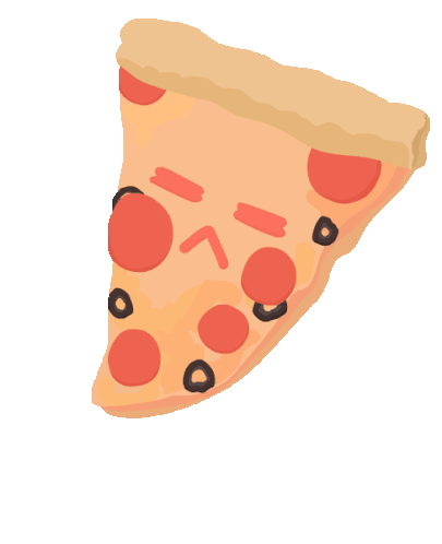 National Pizza Day Cheesy Smile Sticker - National Pizza Day Pizza Cheesy Smile Stickers