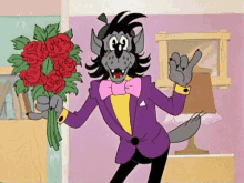 flowers wolf well just you wait