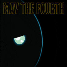 a may the fourth poster with a penguin