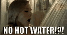 No Hot Water! GIF - Kristen Bell No Hot Water Hot Water GIFs