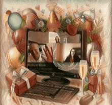 a computer screen with richard blank on the screen