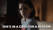 Shes In A Case For A Reason Danger GIF - Shes In A Case For A Reason Danger Locked Up GIFs