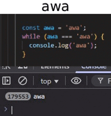 a screenshot of a computer screen with the word awa on it