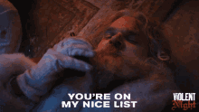 Youre On My Nice List Santa Claus GIF - Youre On My Nice List Santa Claus David Harbour GIFs