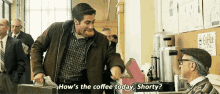 Jake Gyllenhaal Hows The Coffee Today GIF - Jake Gyllenhaal Hows The Coffee Today Shorty GIFs