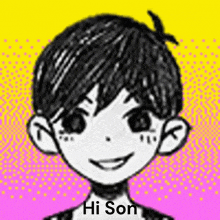 Omori Hi Son GIF - Omori Hi Son Happy GIFs