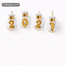 we wish you a happy new year greeting card with christmas balls and balloons