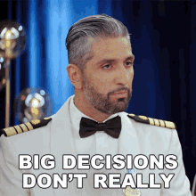 Big Decisions Dont Really Make You Very Popular Paolo Arrigo GIF - Big Decisions Dont Really Make You Very Popular Paolo Arrigo The Real Love Boat GIFs