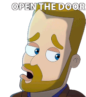 Open The Door Rodney Sticker - Open The Door Rodney Big Mouth Stickers