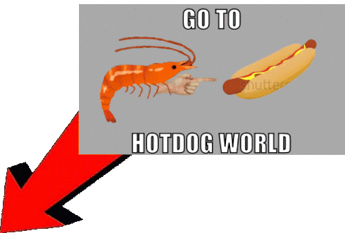 Hotdog Hotdog World Sticker - Hotdog Hotdog World Go To Hotdog World Stickers
