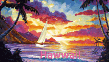 Hawwai Hi GIF - Hawwai Hi Sunset GIFs