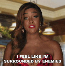 I Feel Like I'M Surrounded By Enemies Love Hip Hop Miami GIF - I Feel Like I'M Surrounded By Enemies Love Hip Hop Miami I Have Bad People Around Me GIFs
