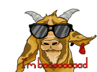 Im Bad Goat Sticker - Im Bad Goat Bad Man Stickers