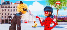 Miraculous Tales Of Ladybug And Cat Noir GIF - Miraculous Tales Of Ladybug And Cat Noir Hug GIFs