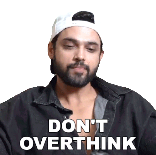 Don'T Overthink Parth Samthaan Sticker - Don'T Overthink Parth Samthaan Pinkvilla Stickers