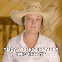 Today Is Extremely Important Morgan Flitner GIF - Today Is Extremely Important Morgan Flitner Ultimate Cowboy Showdown Season2 GIFs