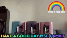 a have a nice day msc family greeting card