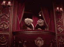 muppets muppet show statler waldorf tap dancing