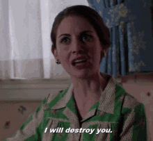 I Will Destroy You Alison Brie GIF - I Will Destroy You Alison Brie Mad Men GIFs