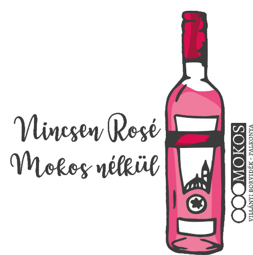 Mokos Mokospinceszet Sticker - Mokos Mokospinceszet Wine Stickers