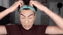 Playing With Hair Tussle GIF - Playing With Hair Tussle Styling GIFs