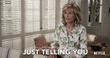Telling You Honest GIF - Telling You Honest Grace And Frankie GIFs