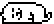 a pixel art drawing of a battery with a circle around it .