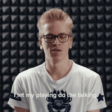 Matson Topson GIF - Matson Topson I Let My Playing Do The Talking GIFs