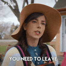You Need To Leave Now Carol GIF - You Need To Leave Now Carol Zarqa GIFs
