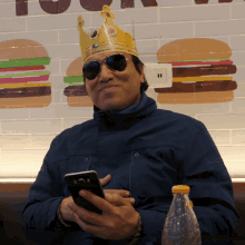 the king burger king smile