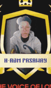 a picture of a man with the name h-adm pasaway on it