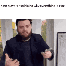Pscp Man Explaining GIF