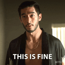This Is Fine Charles Sun GIF - This Is Fine Charles Sun The Brothers Sun GIFs