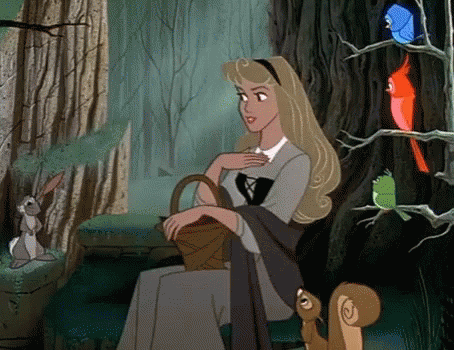 cinderella cleaning with animals