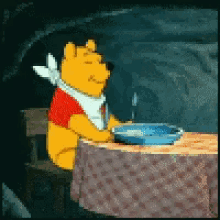 Pooh Dinner GIF - Pooh Dinner Lunch GIFs