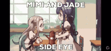 Mimi Jade Mimi And Jade GIF - Mimi Jade Mimi And Jade Side Eye Nene Yashiro GIFs