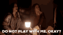 Station19 Andy Herrera GIF - Station19 Andy Herrera Do Not Play With Me Okay GIFs
