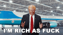 Im Rich As Fuck Donald Trump GIF - Im Rich As Fuck Donald Trump Yg GIFs