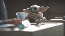 Mandalorian Baby Yoda GIF - Mandalorian Baby Yoda Give Me GIFs