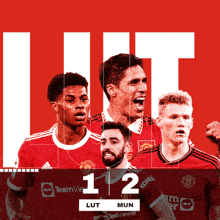 Luton Town F.C. (1) Vs. Manchester United F.C. (2) Post Game GIF - Soccer Epl English Premier League GIFs