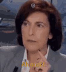 Ruth Elkrief Bouche Moue Grimace GIF - Ruth Elkrief Bouche Moue Grimace GIFs
