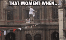That Moment When... GIF - That Moment When Tight Rope Stunt GIFs