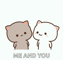 two cartoon cats kissing each other with a heart in the background .