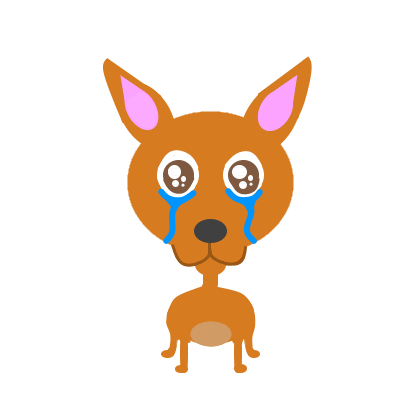 Dog Brown Sticker - Dog Brown Cartoon Stickers