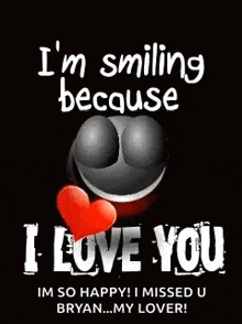 Im Smiling Because Ilove You Heart GIF - Im Smiling Because Ilove You Heart Happy GIFs
