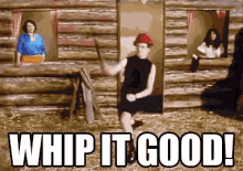 Whip It Good Whip GIF - Whip It Good Whip Devo GIFs