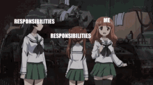 Anime Responsibilities GIF - Anime Responsibilities Me GIFs